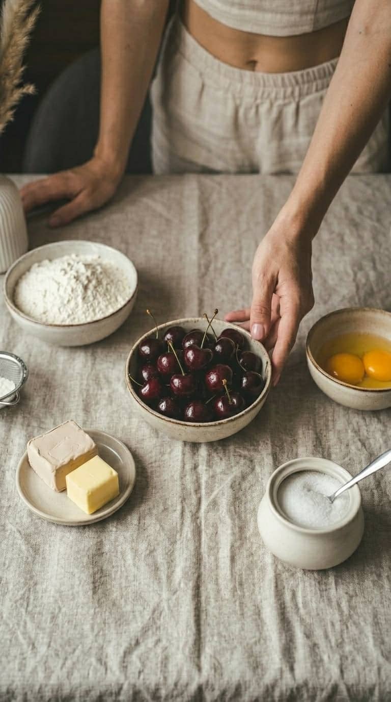 Drożdżówka z wiśniami – zdjęcie 1