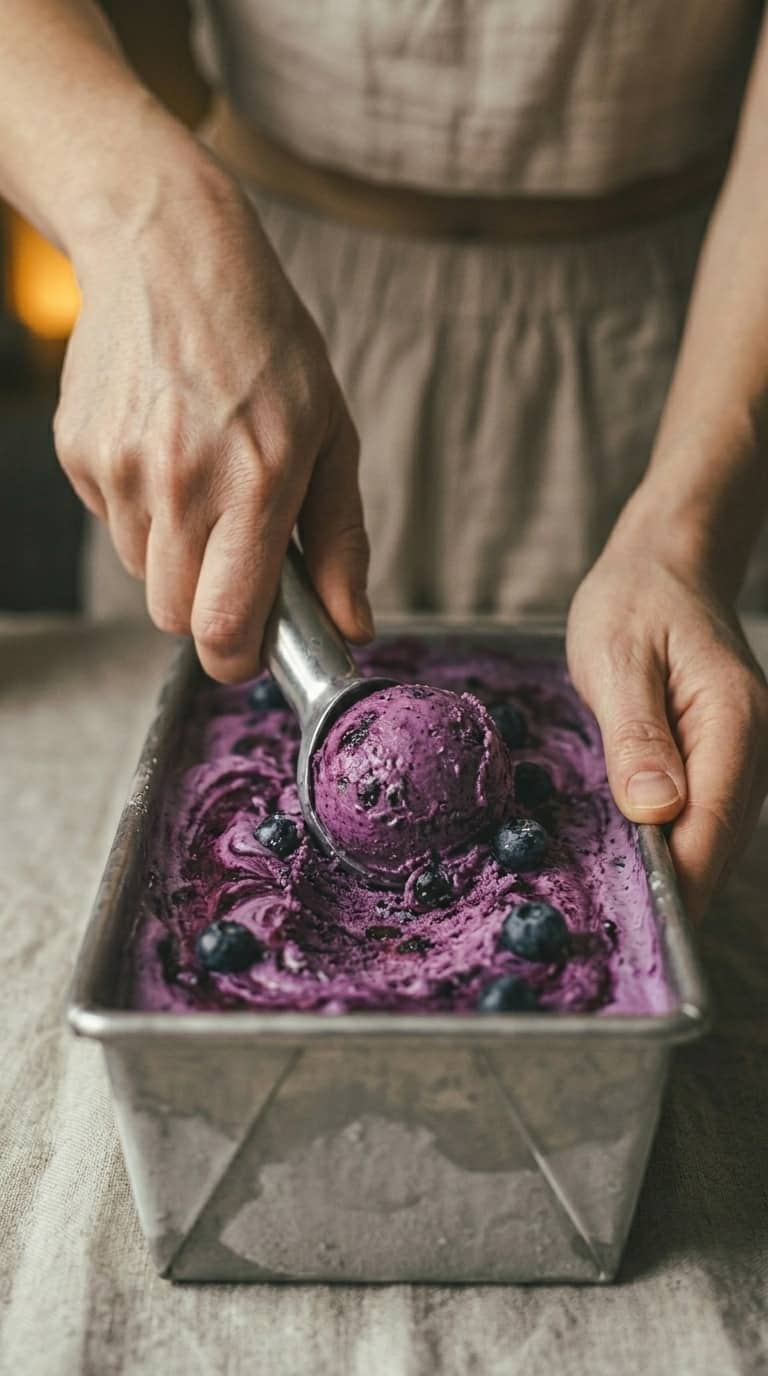 Lody jagodowe bez maszynki – zdjęcie 3
