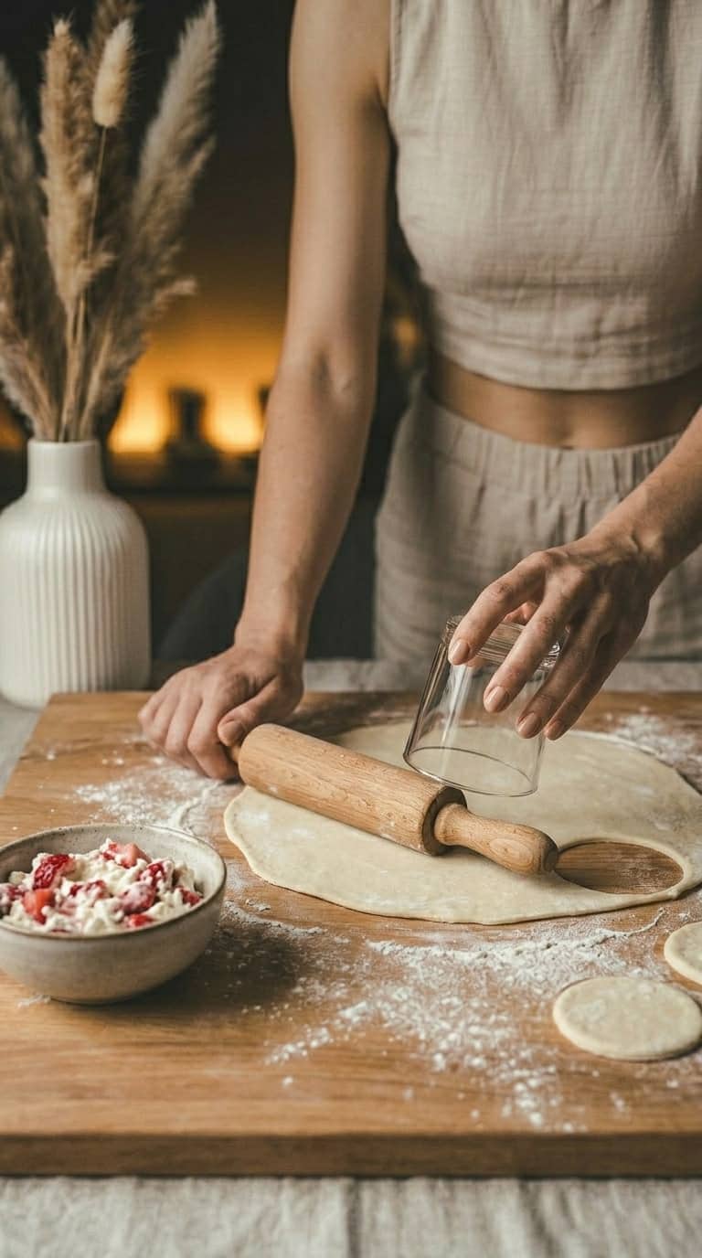 Pierogi z truskawkami i twarogiem – zdjęcie 1