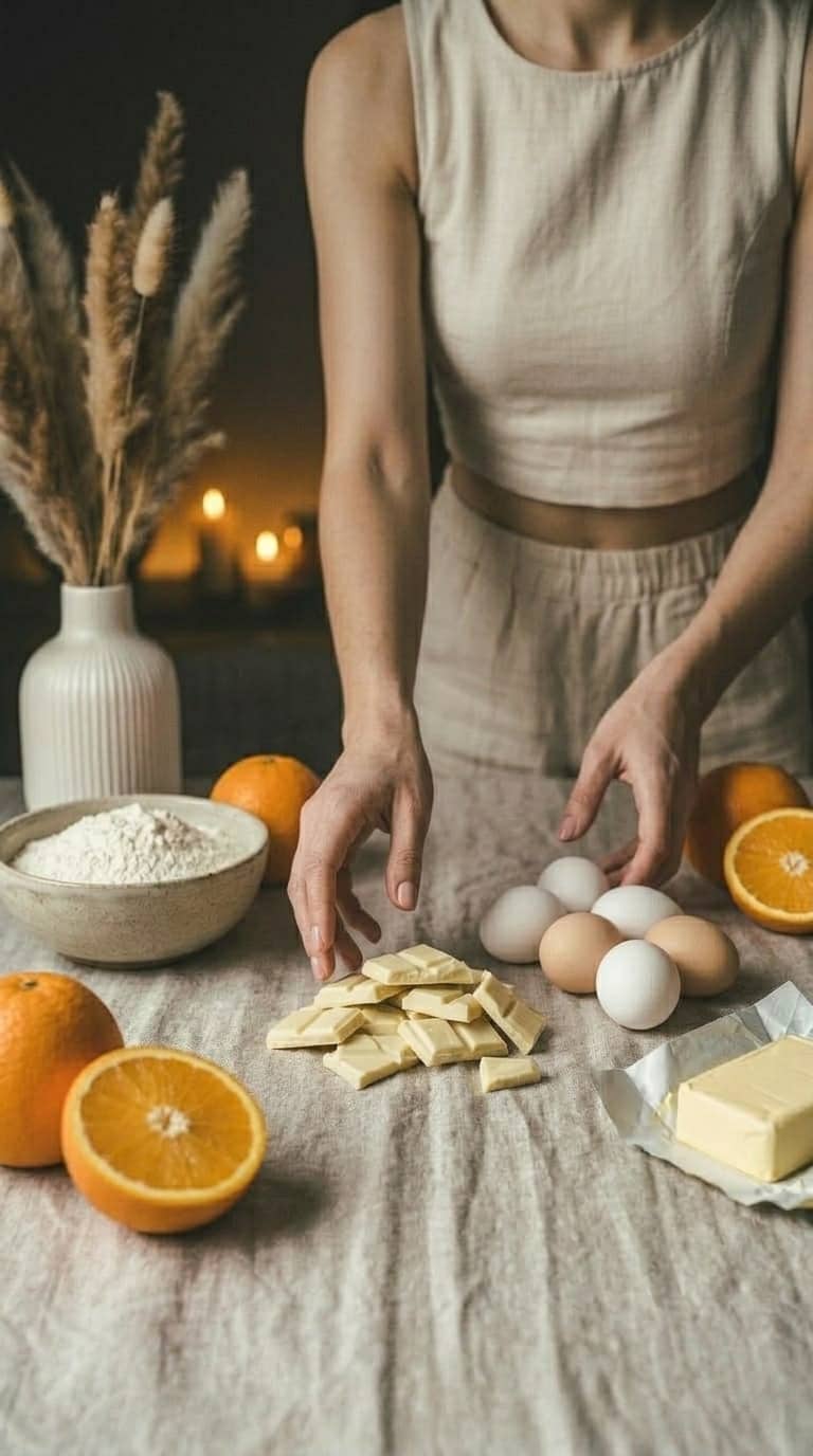 Ciasto pomarańczowe z białą czekoladą i palonym masłem – zdjęcie 2