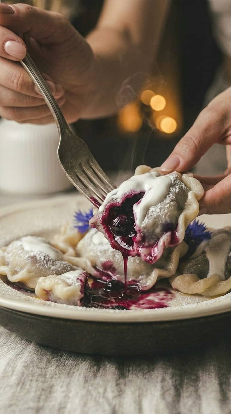 Pierogi z jagodami – zdjęcie 2