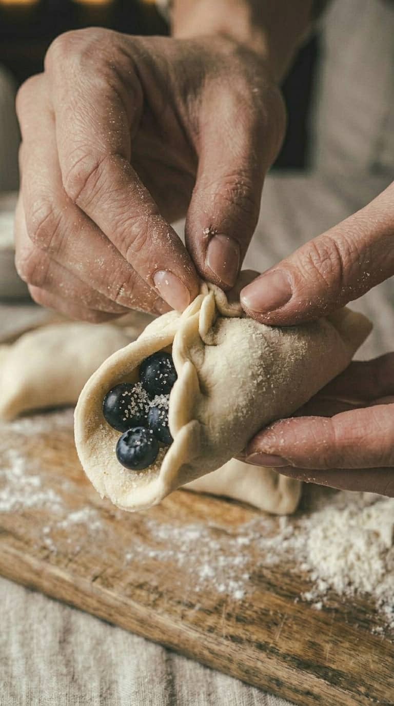 Pierogi z jagodami – zdjęcie 2
