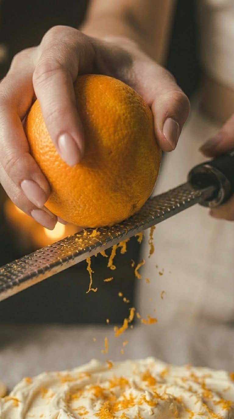 Ciasto pomarańczowe z białą czekoladą i palonym masłem – zdjęcie 2