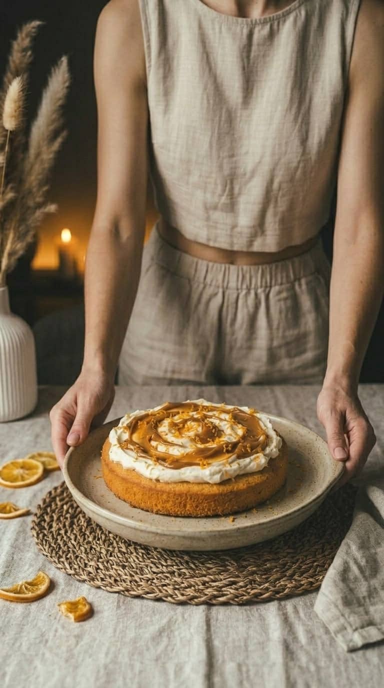 Ciasto pomarańczowe z białą czekoladą i palonym masłem – zdjęcie 2