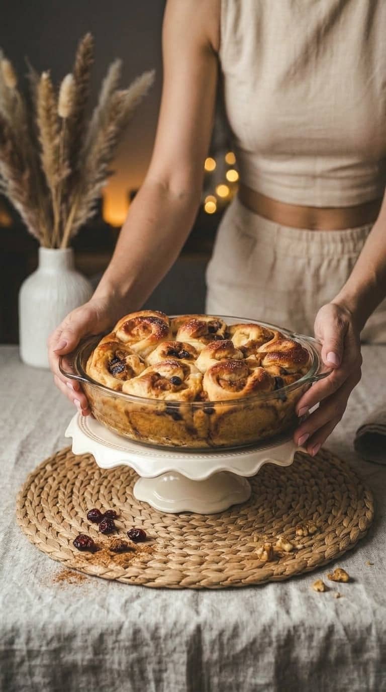 Drożdżówka z dynią i żurawiną