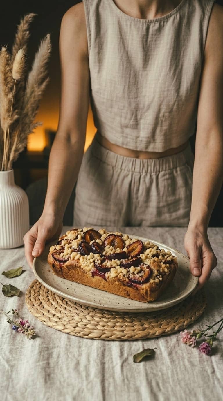 Drożdżówka ze śliwką