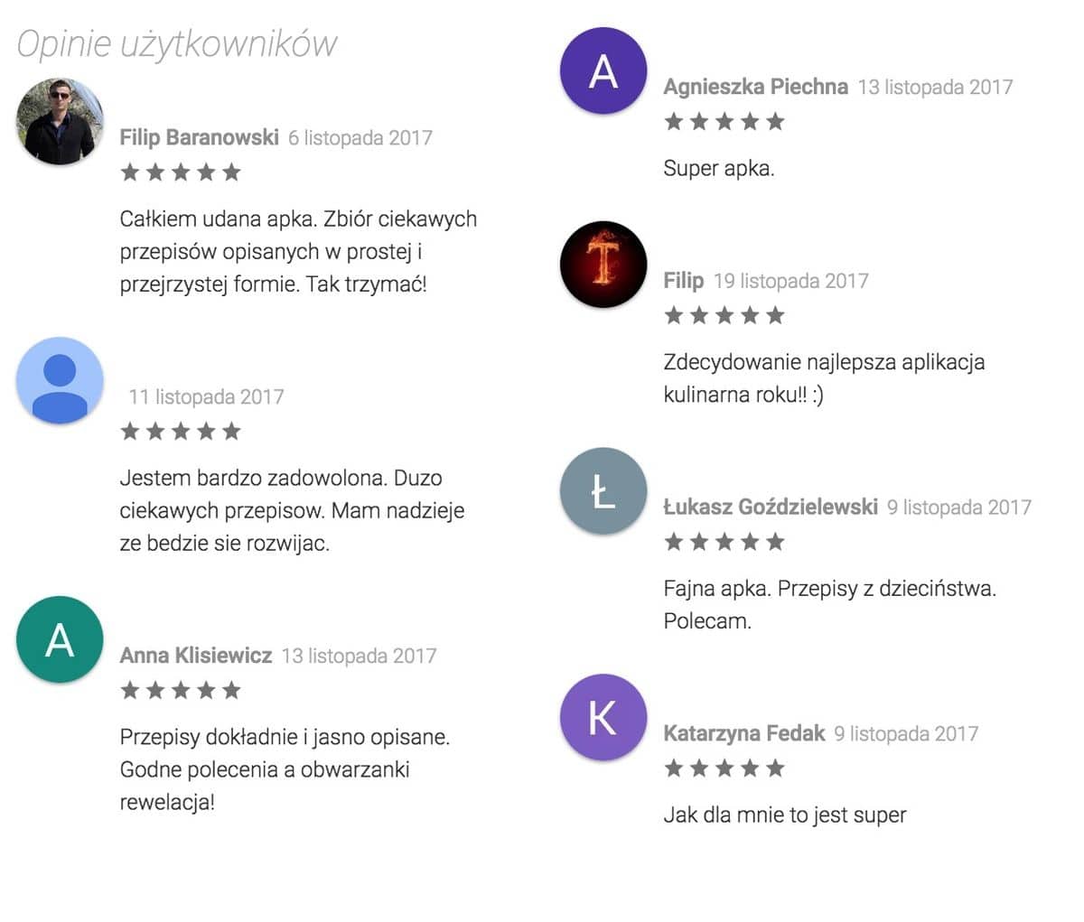 Mobilna aplikacja Przepisy Tradycyjne – zdjęcie 1