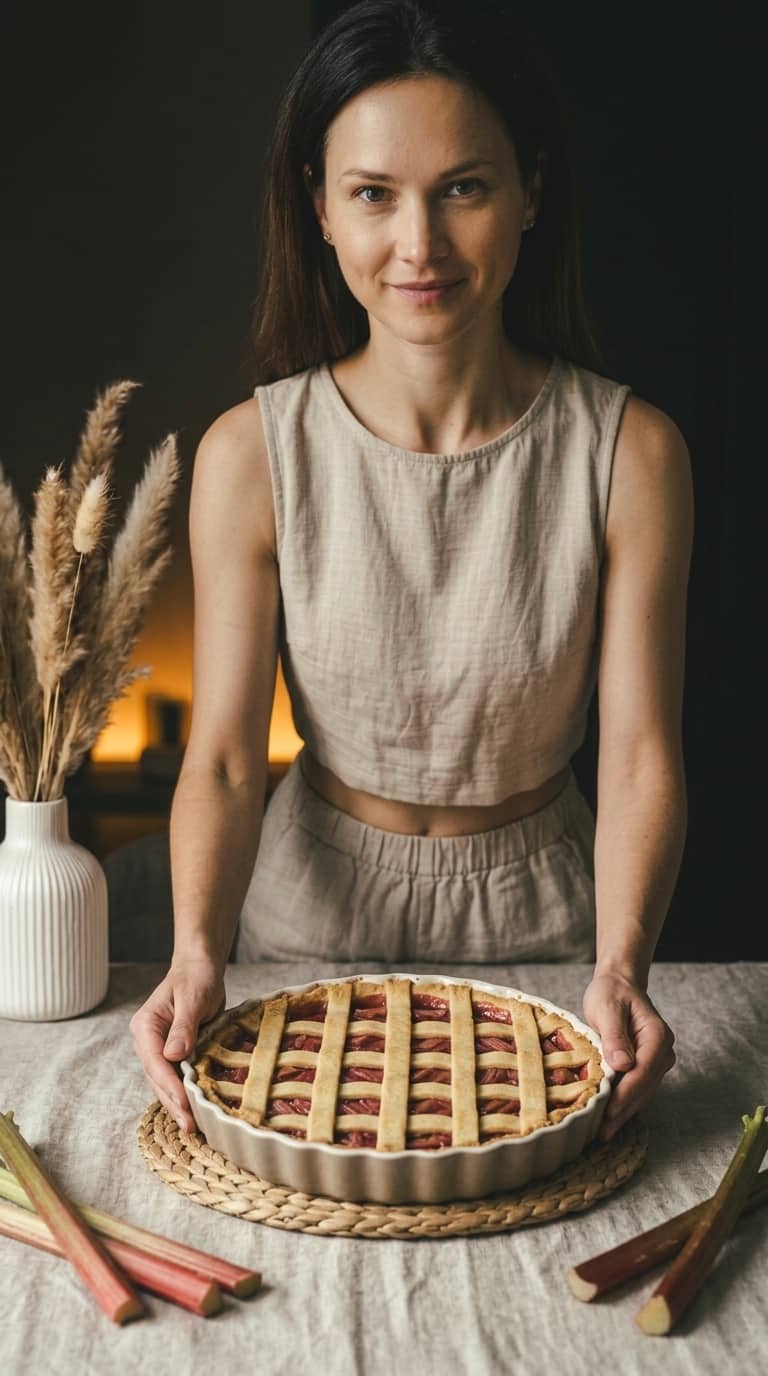 Klasyczna tarta z rabarbarem – zdjęcie 1