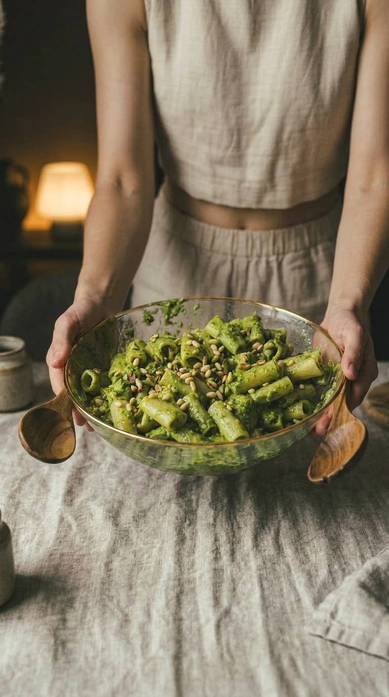 Pesto bazyliowe z pistacjami i pecorino romano – zdjęcie 1