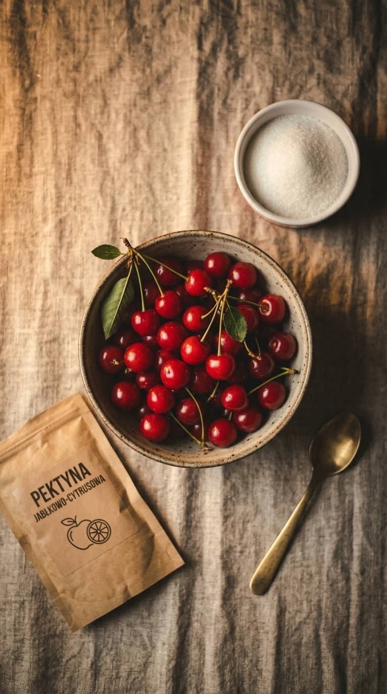 Dżem wiśniowy z pektyną – zdjęcie 1