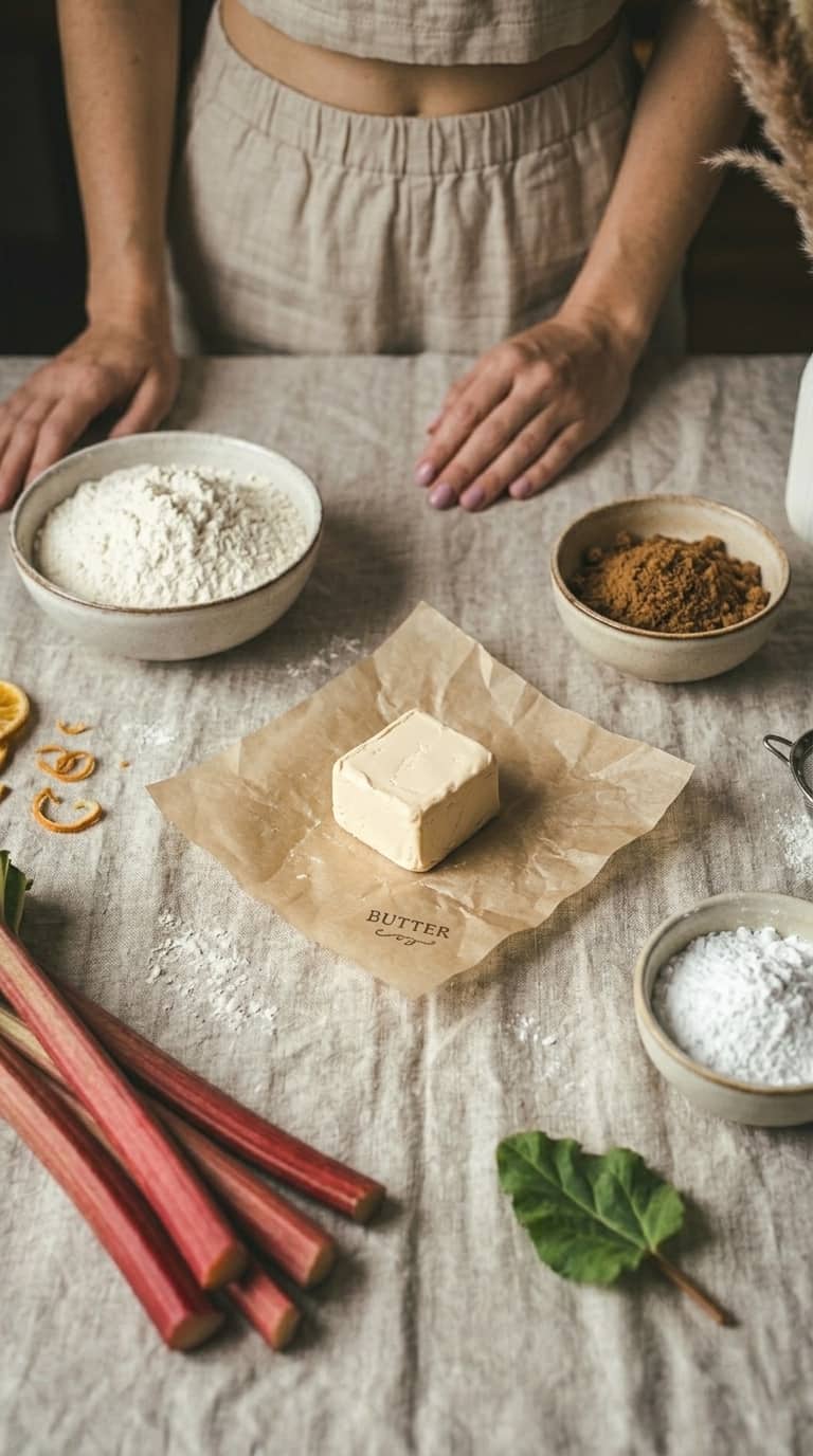 Klasyczna tarta z rabarbarem – zdjęcie 1
