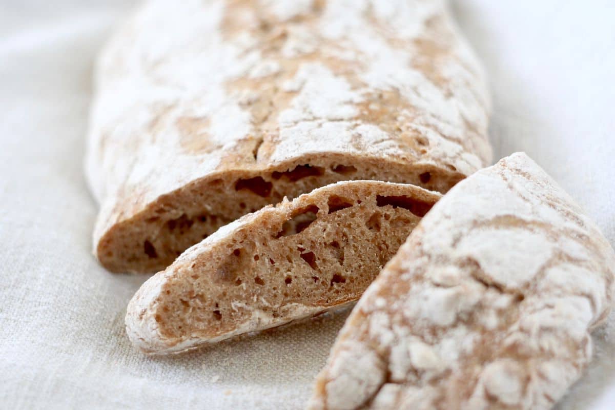 Bagietka orkiszowa na zakwasie