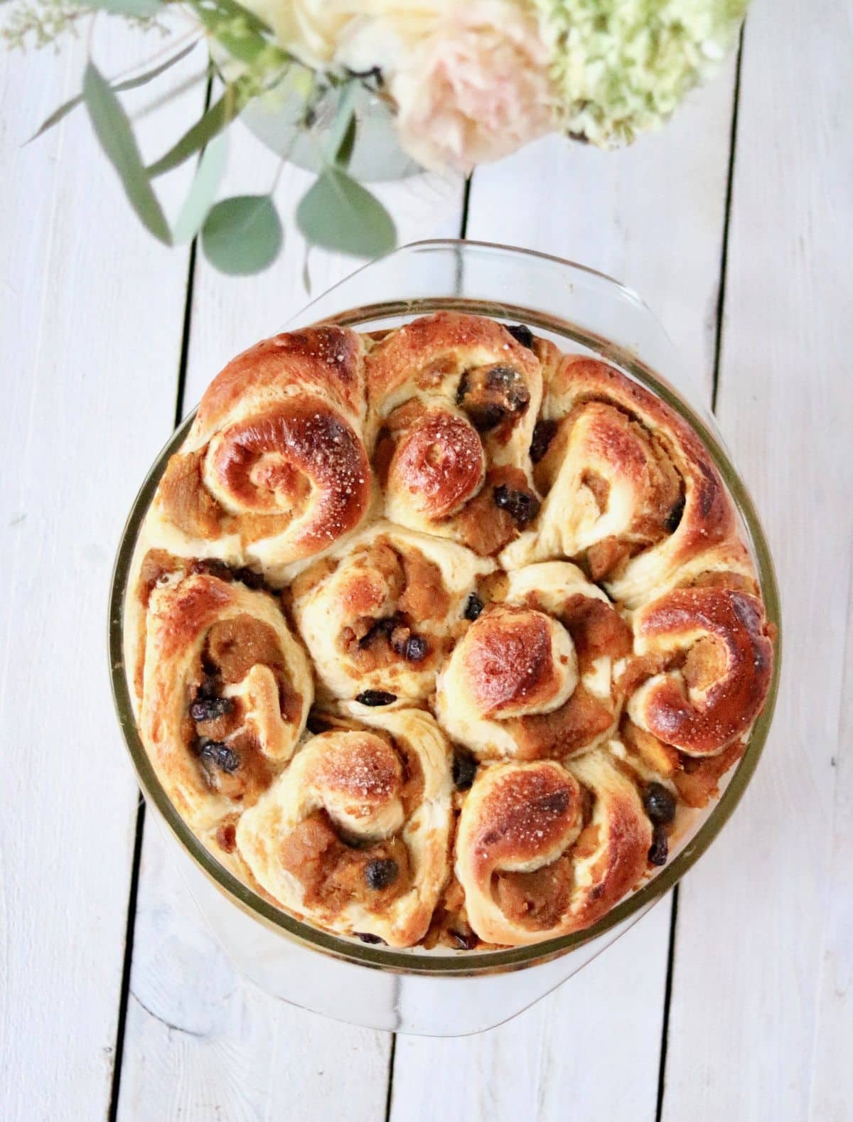 Drożdżówka z dynią i żurawiną