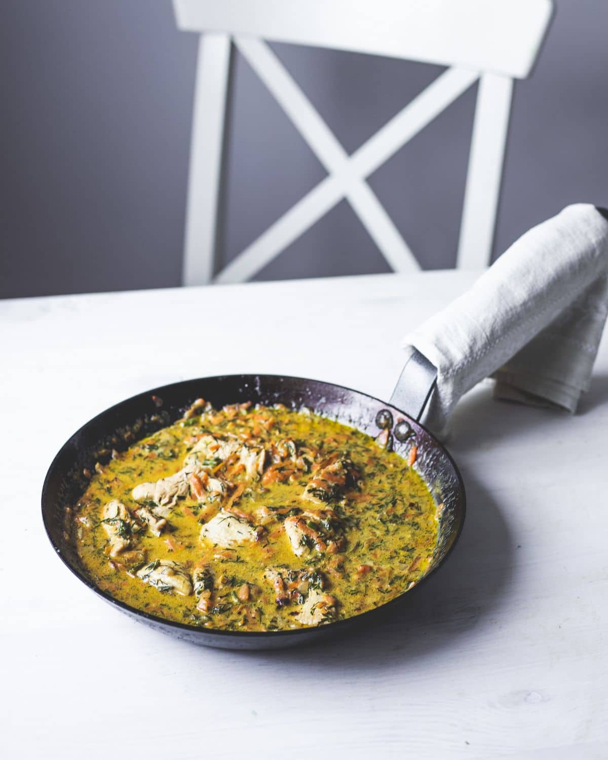 Eskalopki indycze w śmietanowo-koperkowym sosie