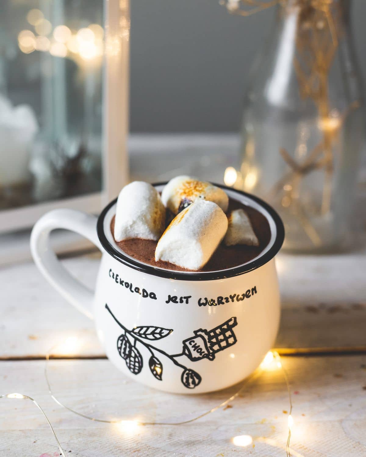 Gorąca czekolada z piankami