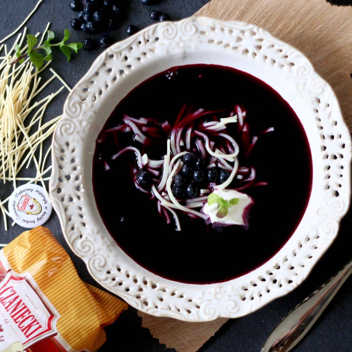 Jagodowa z makaronem – zdjęcie 2