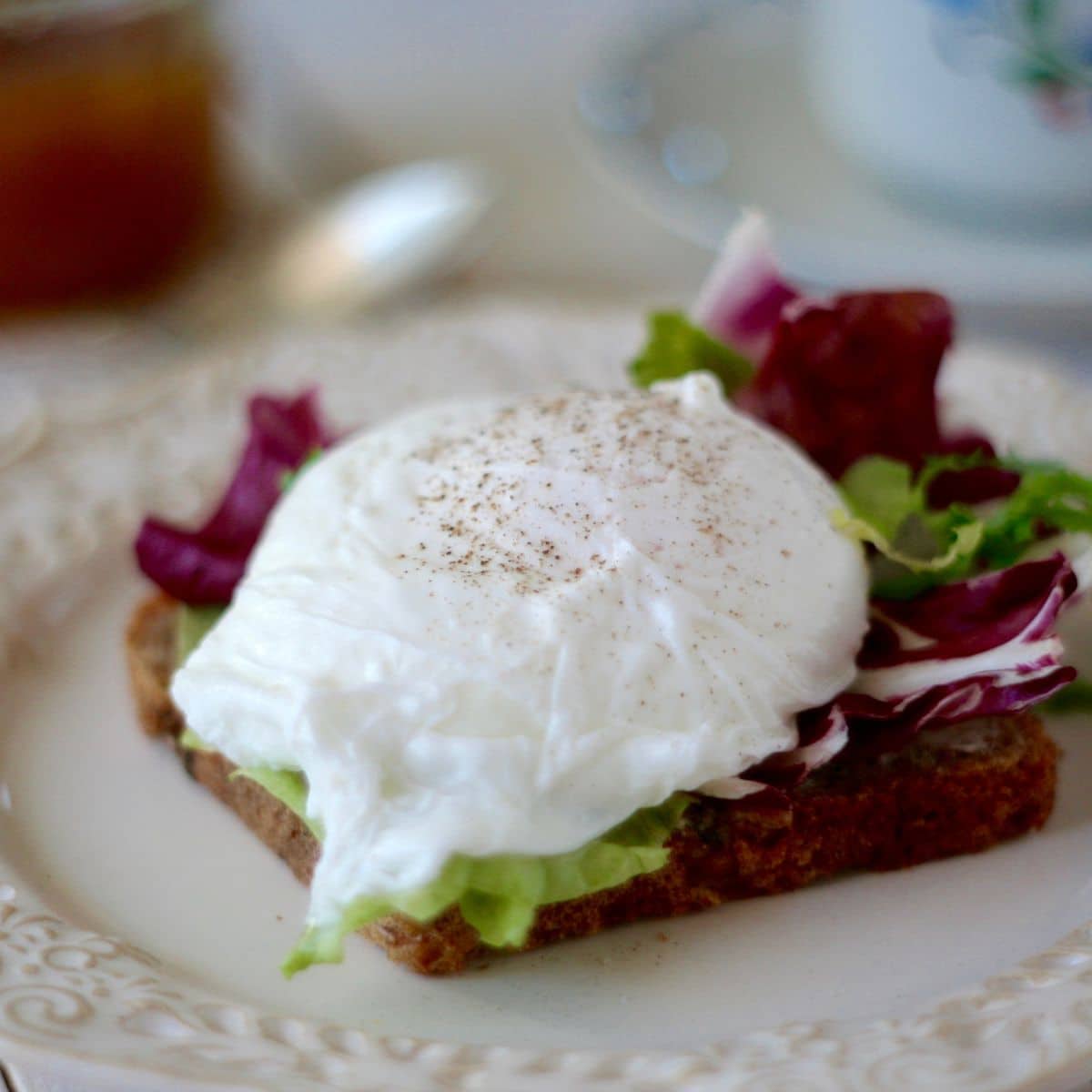 Jajka sadzone na occie