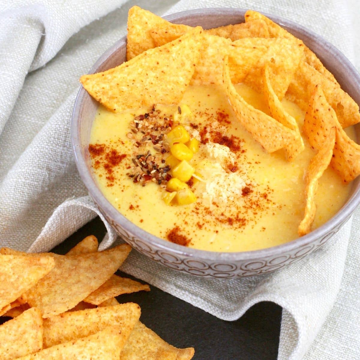 Kremowa zupa z kukurydzy