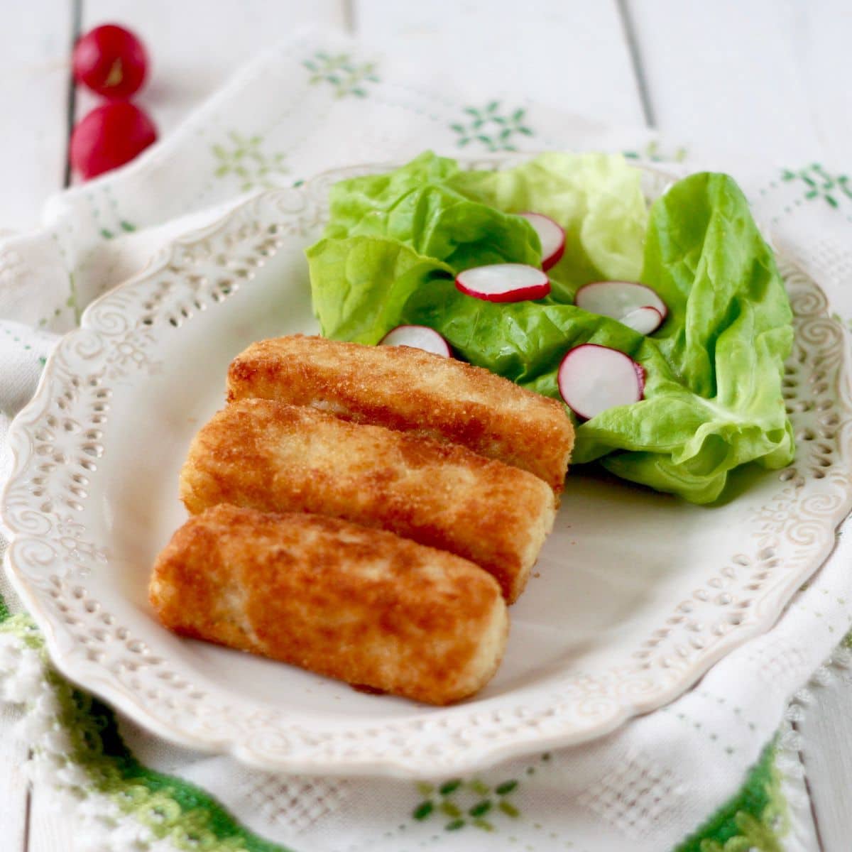 Krokiety z ryżu z parmezanem