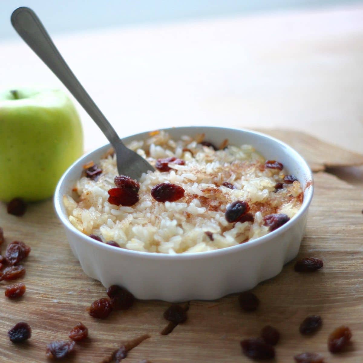 Legumina z ryżu z jabłkami