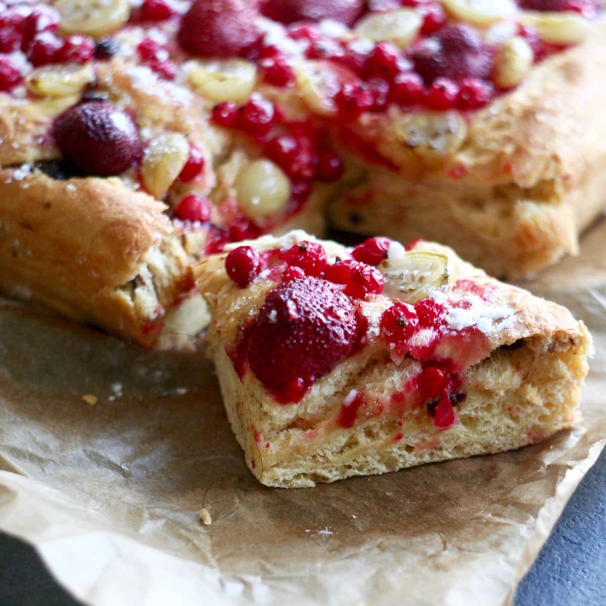 Placek drożdżowy z owocami – zdjęcie 2