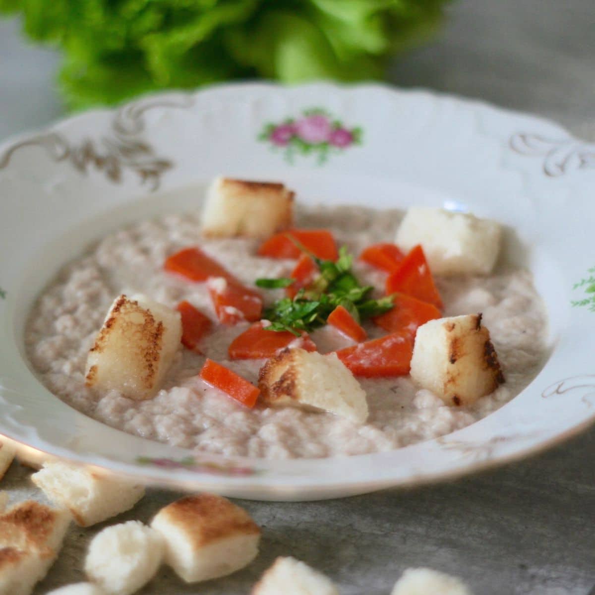 Zupa “puree” ze zwierzyny (z królika)