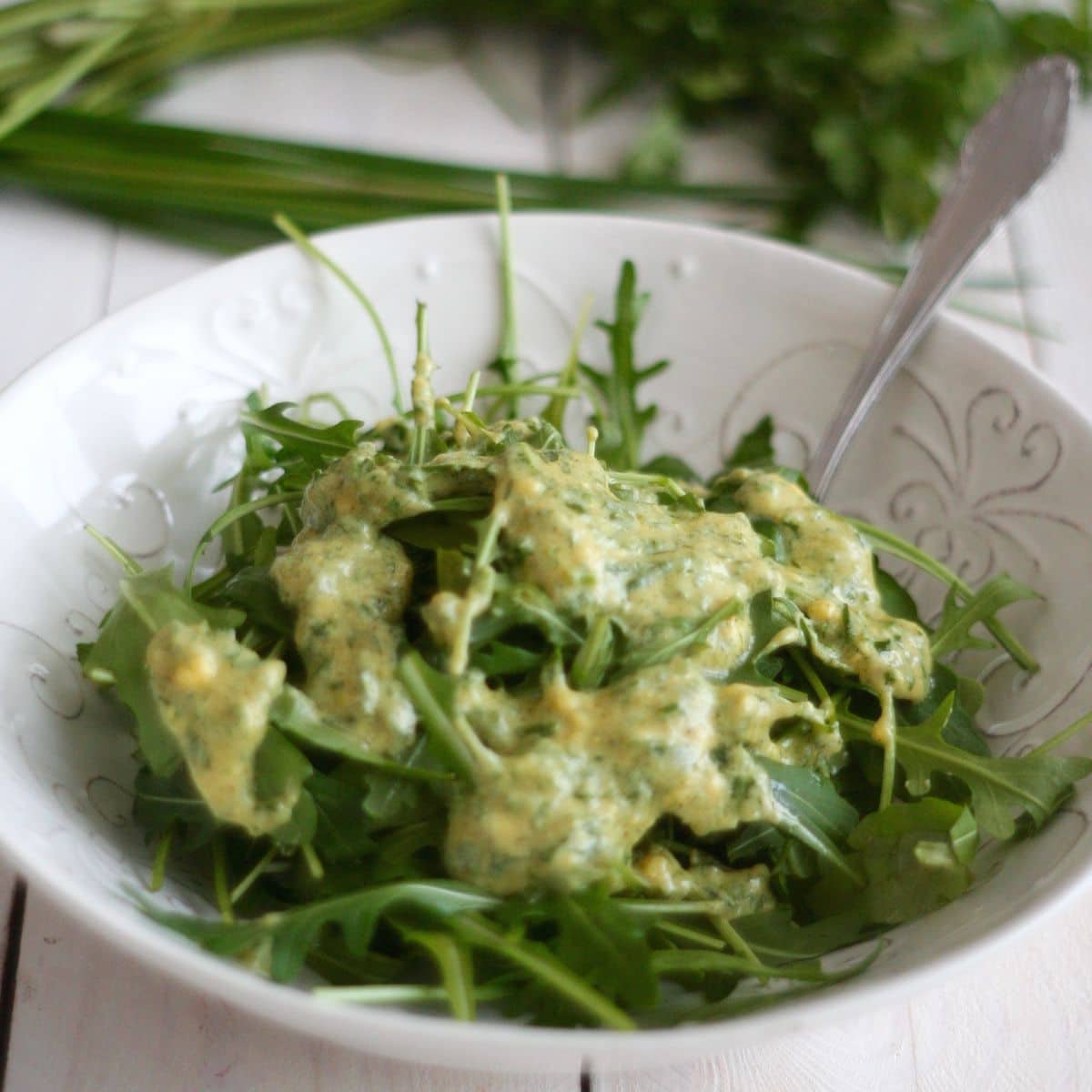 Sałata zielona po francusku