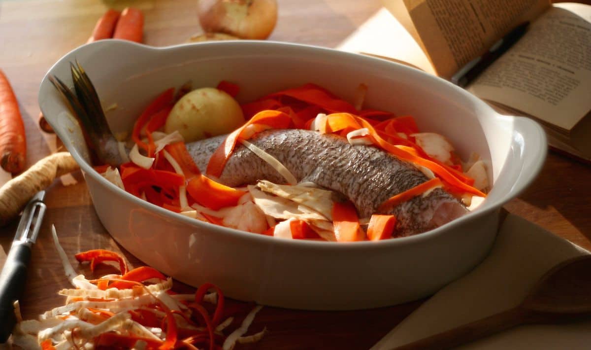 Szczupak duszony z jarzynami – zdjęcie 1