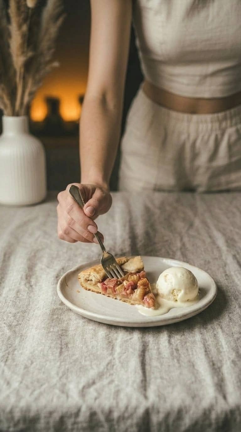Rustykalna tarta rabarbarowa – zdjęcie 2