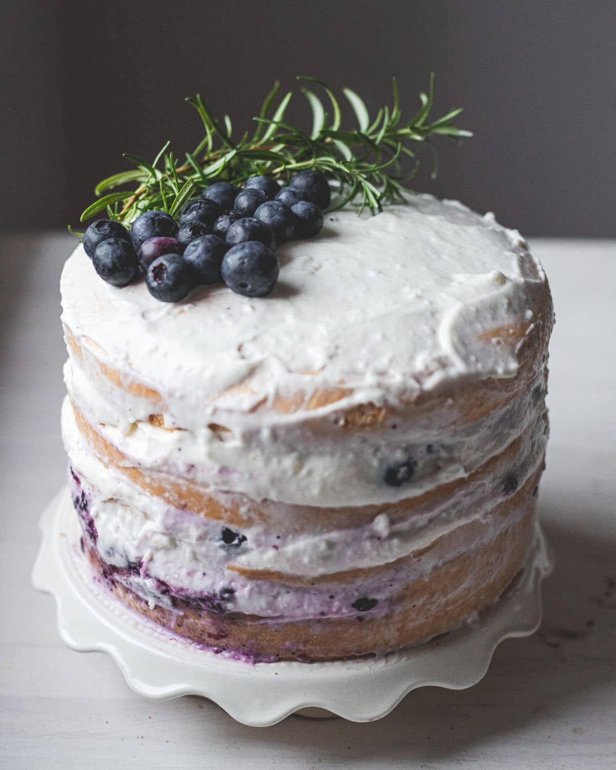 Tort jogurtowo-borówkowy – zdjęcie 2