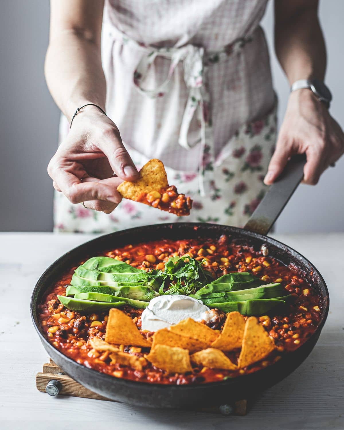 Vege meksykańskie z nachosami