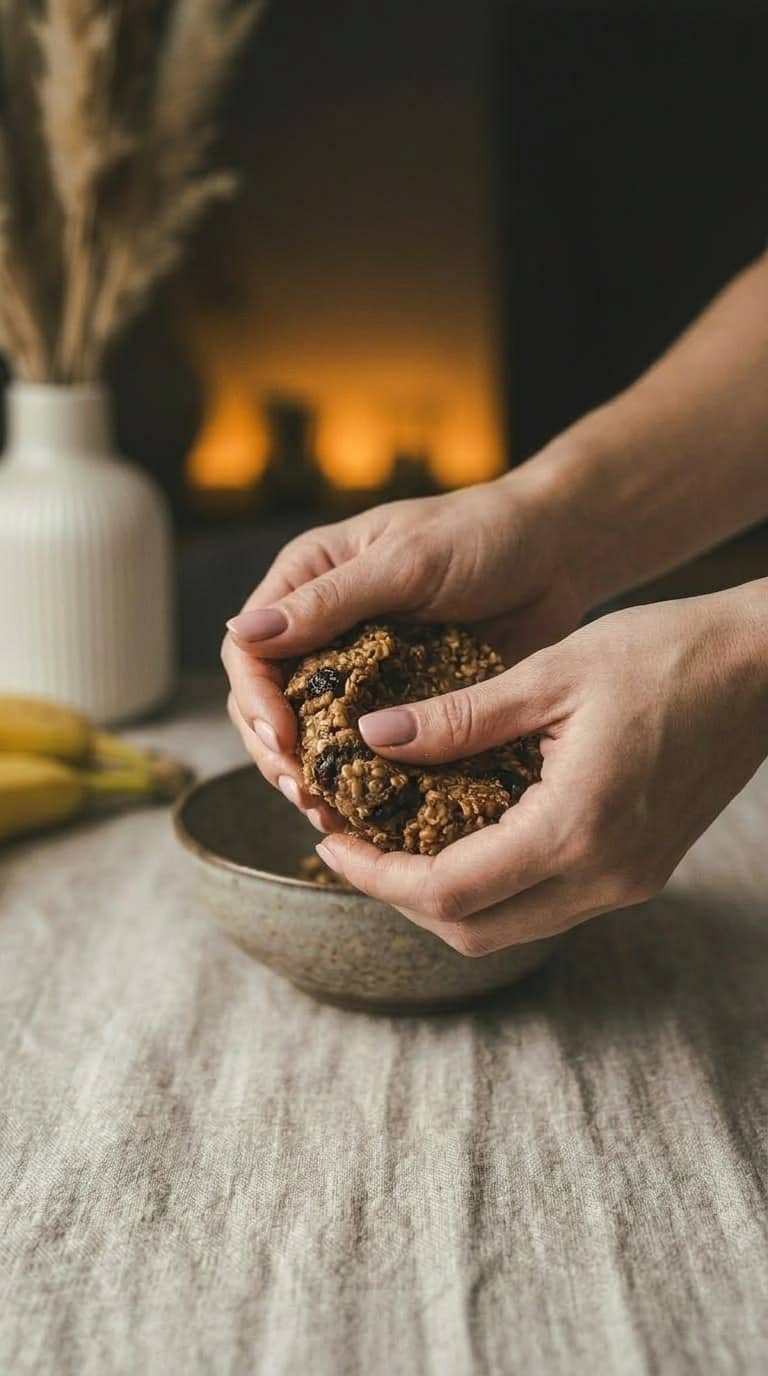 Ciastka owsiane z bananem i żurawiną – zdjęcie 1