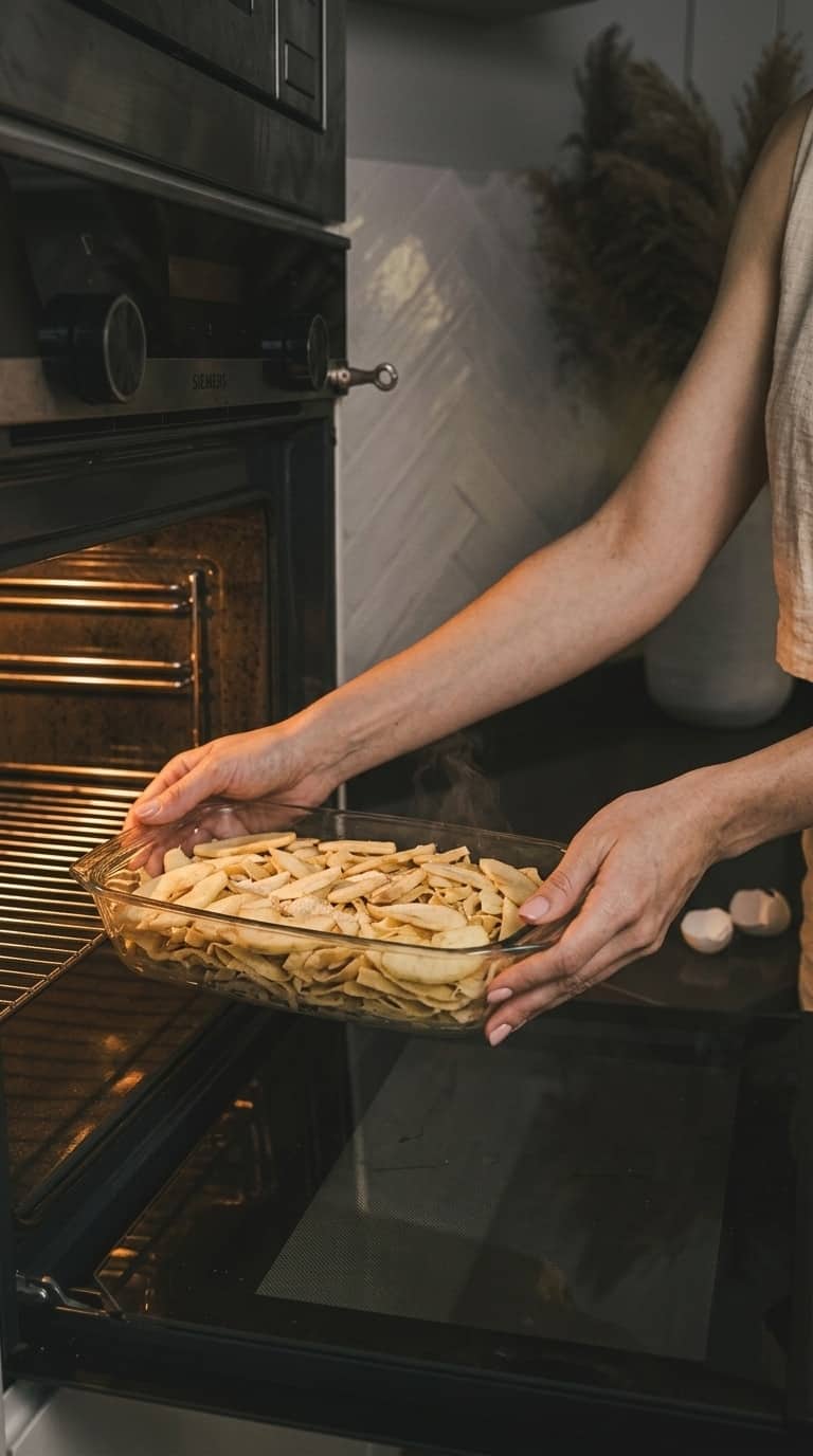 Makaron zapiekany z jabłkami – zdjęcie 1