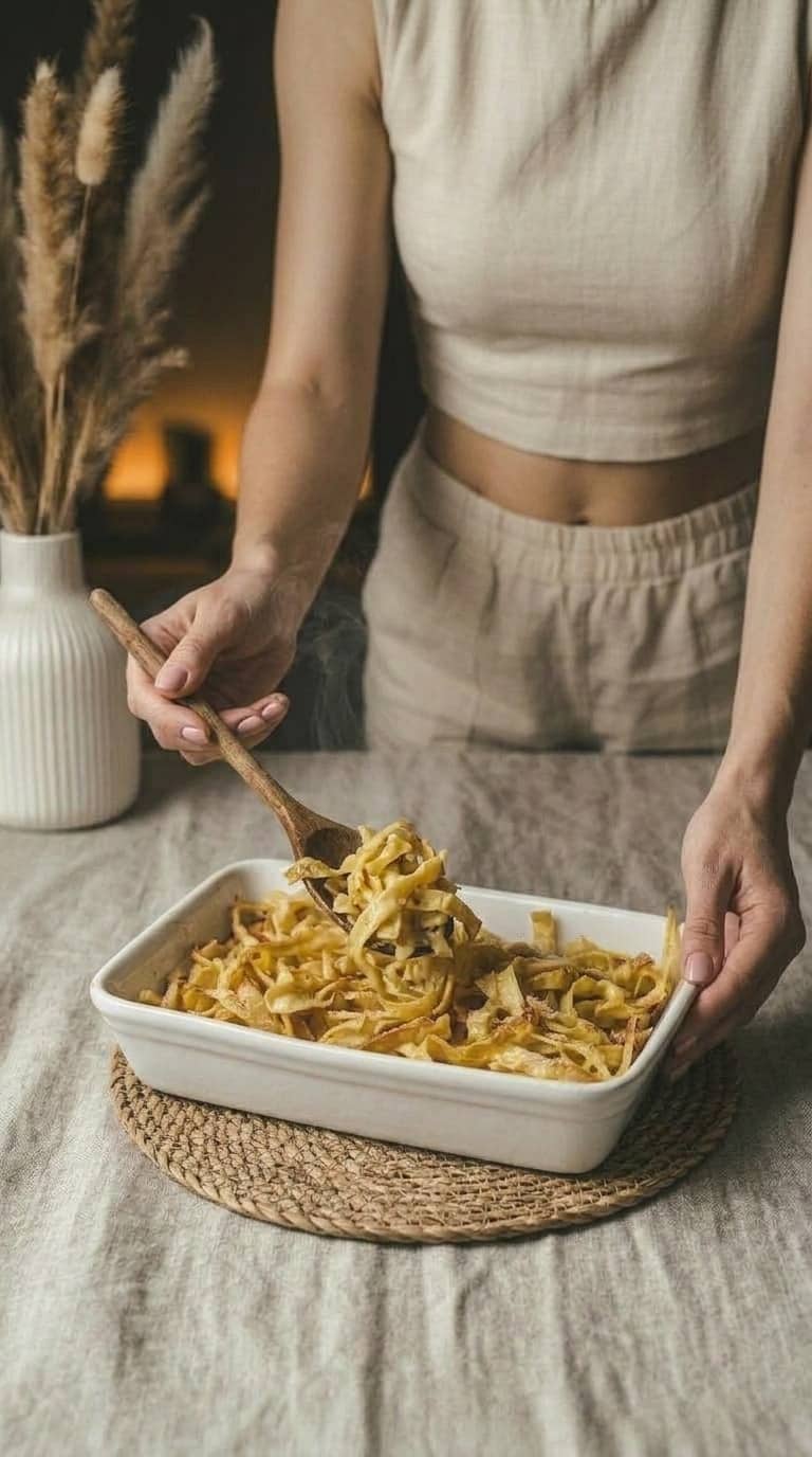 Makaron zapiekany z jabłkami – zdjęcie 2